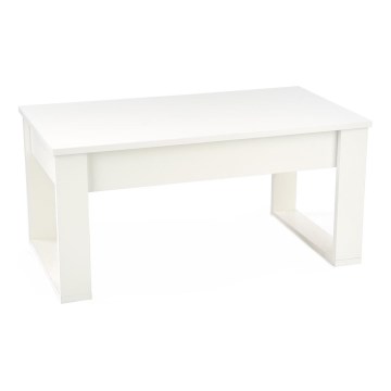 Mesa de apoio com gavetas NEA 52x110 cm branco