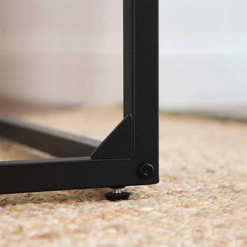 Mesa de apoio ELDUR castanha/preta