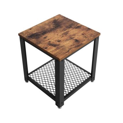 Mesa de apoio ELDUR castanha/preta