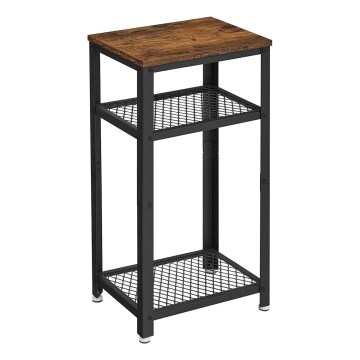 Mesa de apoio ELDUR castanha/preta