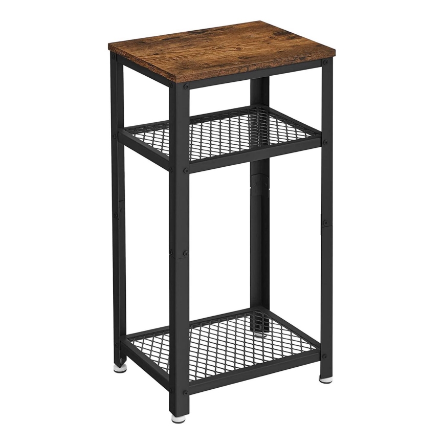 Mesa de apoio ELDUR castanha/preta