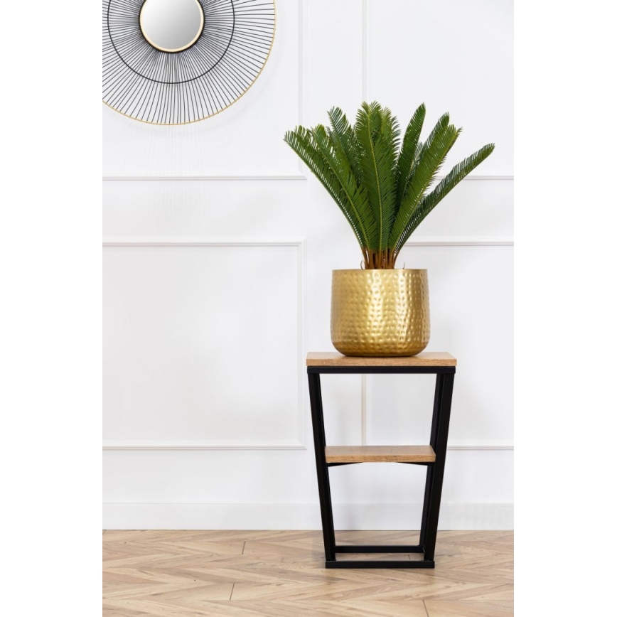 Mesa de apoio EXPAND 57x40 cm preto/castanho