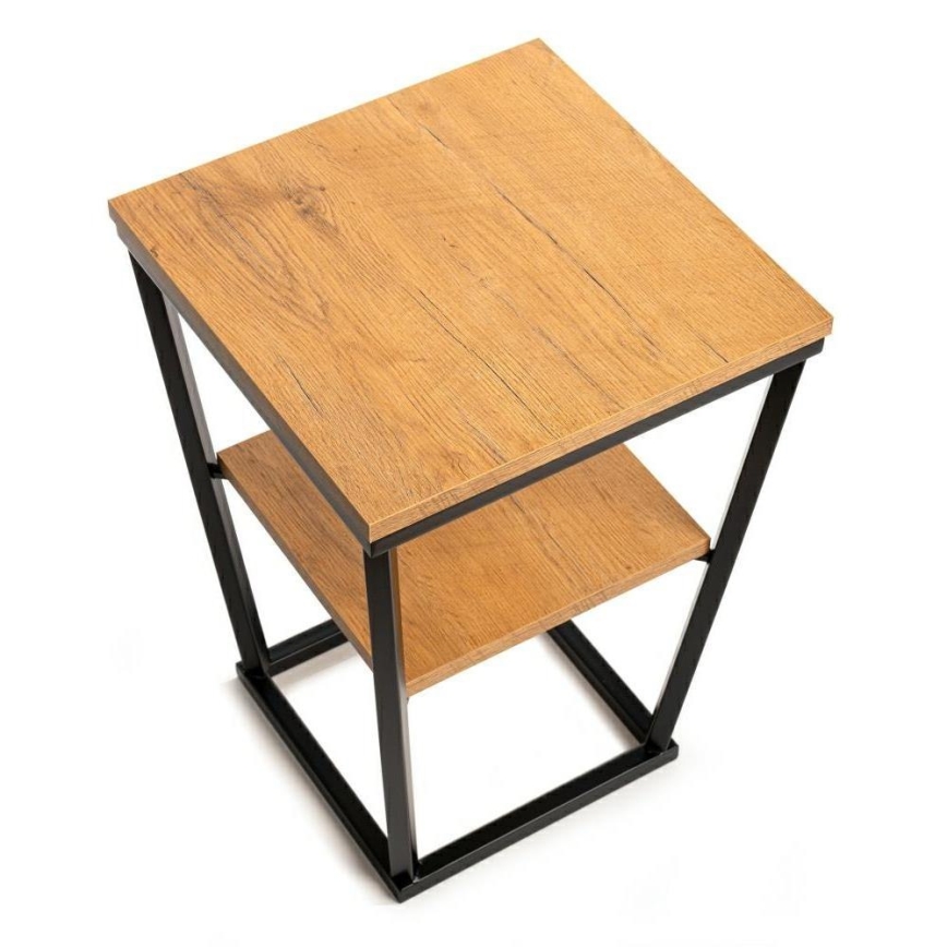 Mesa de apoio EXPAND 57x40 cm preto/castanho