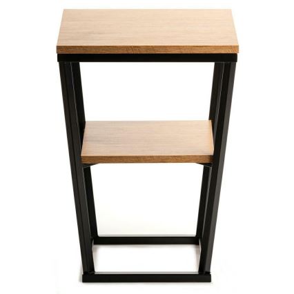 Mesa de apoio EXPAND 57x40 cm preto/castanho