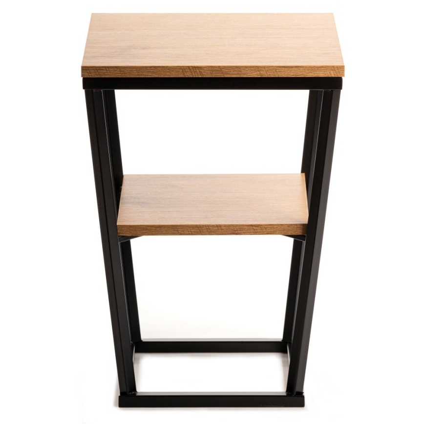 Mesa de apoio EXPAND 57x40 cm preto/castanho