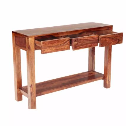 Mesa de apoio GANI 76x130 cm madeira maciça/rosewood