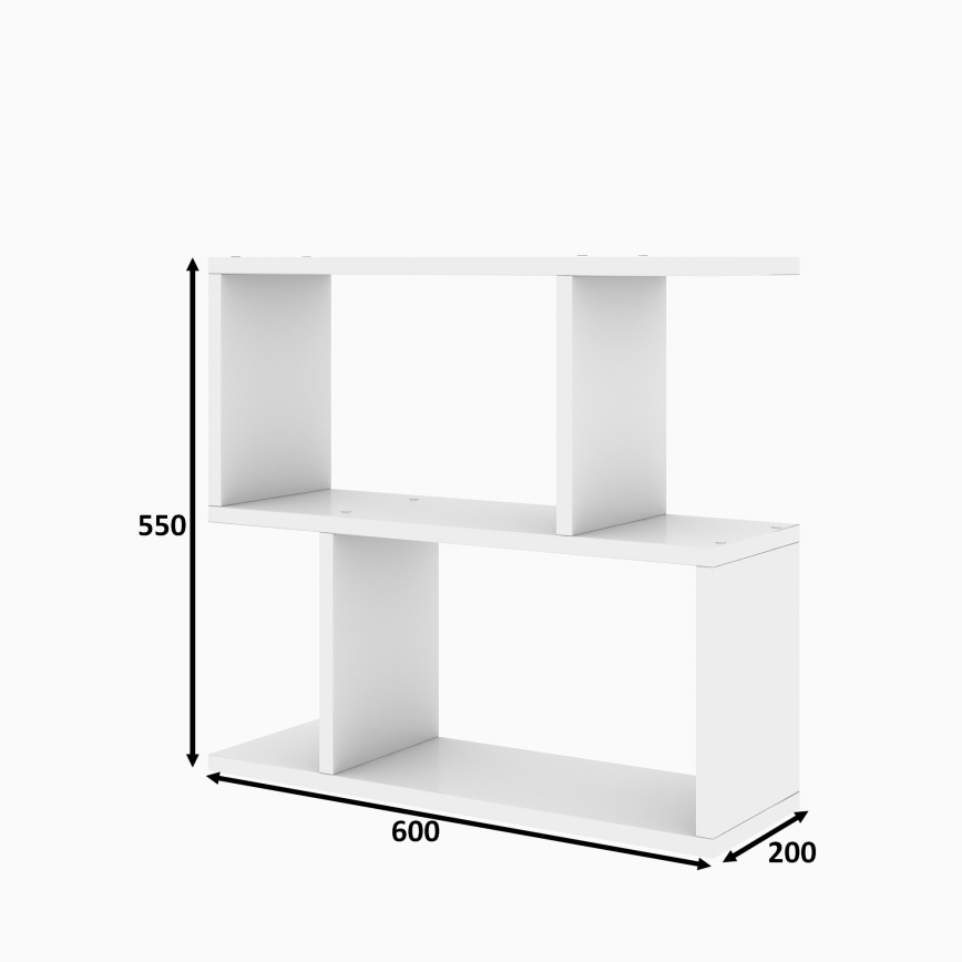 Mesa de apoio LALE 55x60 cm branco