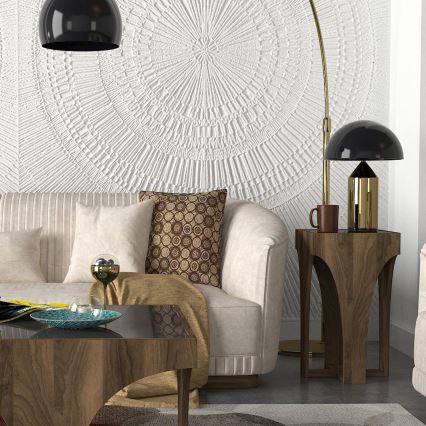 Mesa de apoio LITUS 58x37 cm castanho