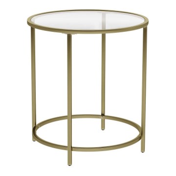 Mesa de apoio LYRA dourada