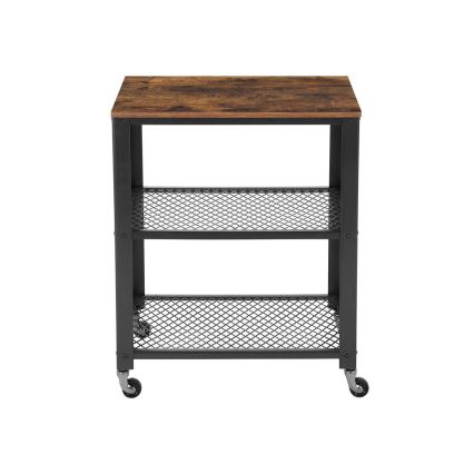 Mesa de apoio MARGE castanha/preta