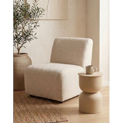 Mesa de apoio PETIT diâmetro 31 cm bege