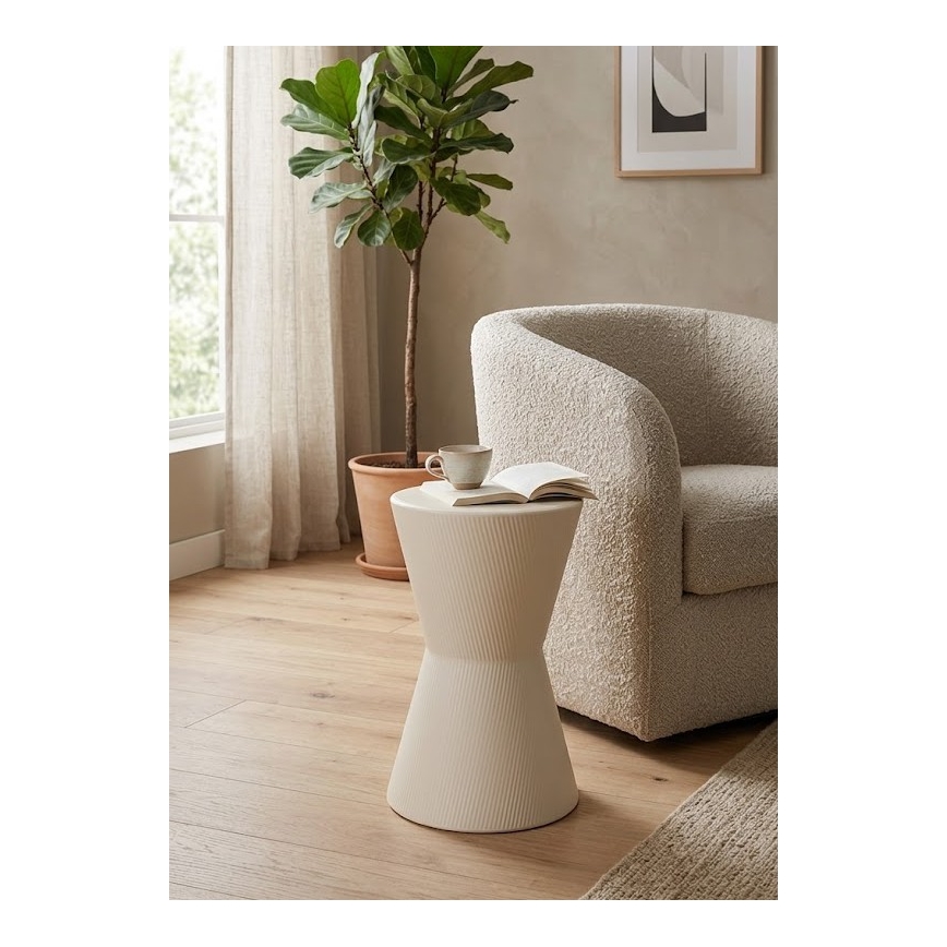 Mesa de apoio PETIT, Ø 29 cm, branca