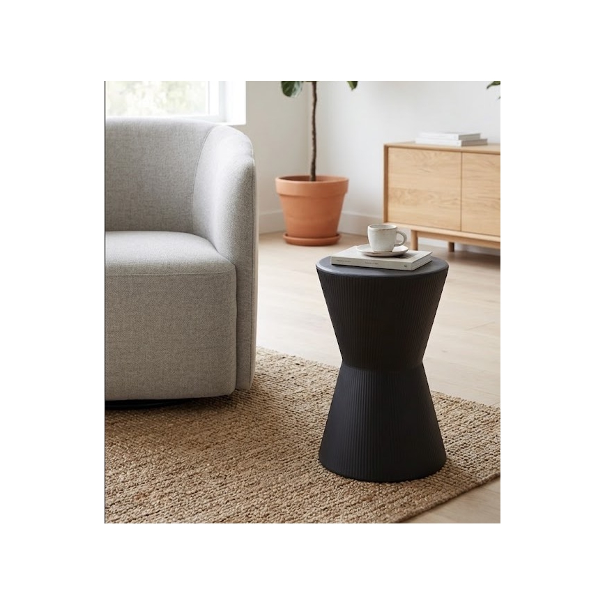 Mesa de apoio PETIT Ø 29 cm preta