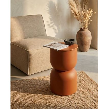 Mesa de apoio PETIT, Ø 31 cm, laranja