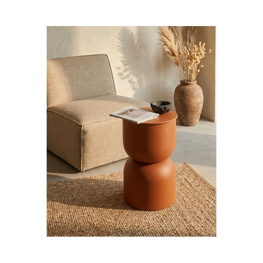 Mesa de apoio PETIT, Ø 31 cm, laranja