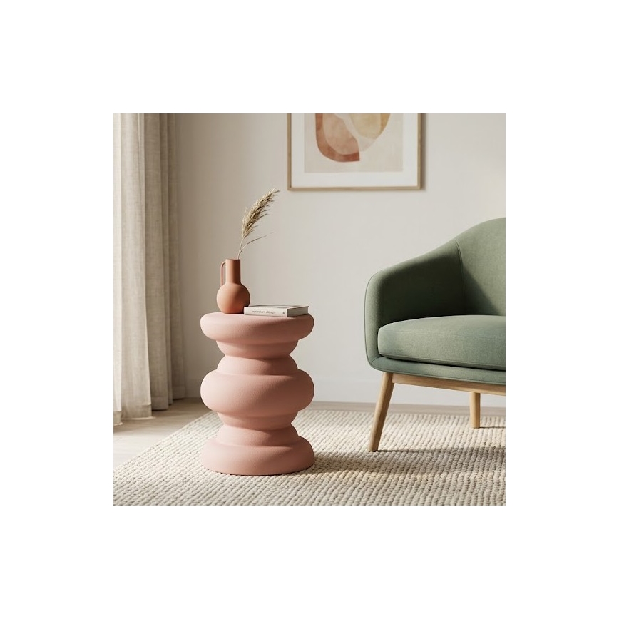 Mesa de apoio PETIT Ø 31 cm rosa