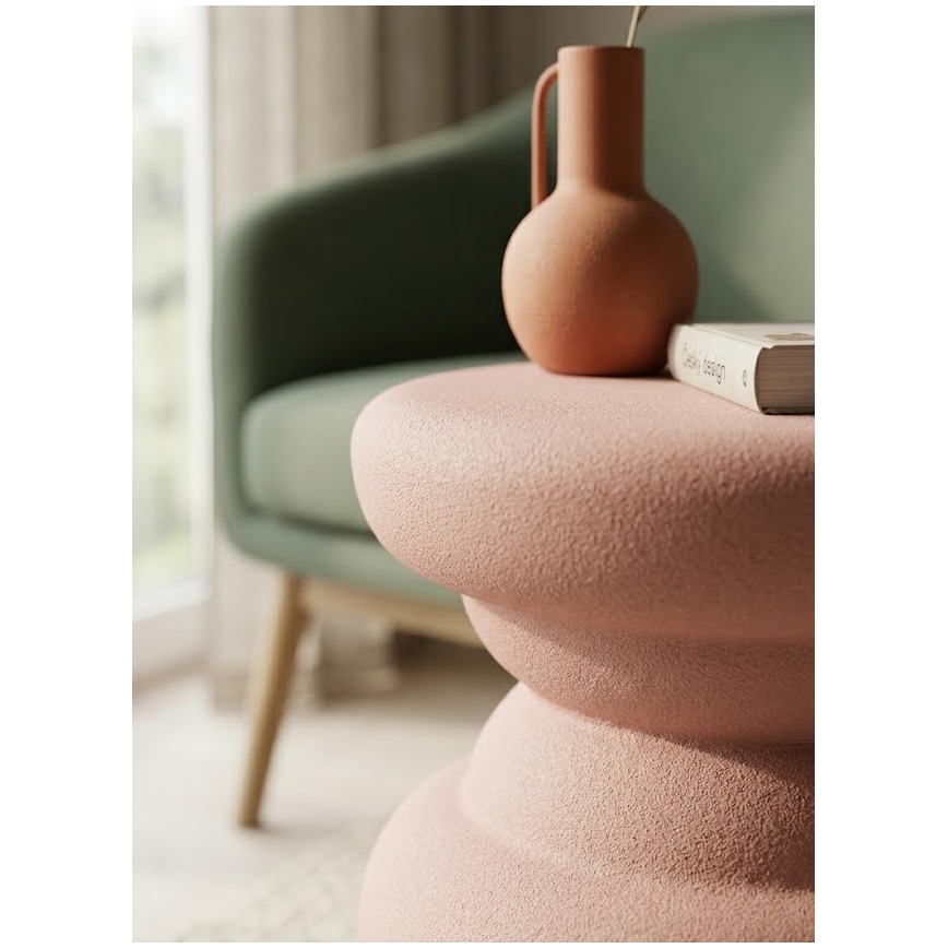 Mesa de apoio PETIT Ø 31 cm rosa
