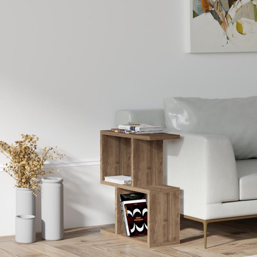 Mesa de apoio ZET 51,4x45 cm castanha