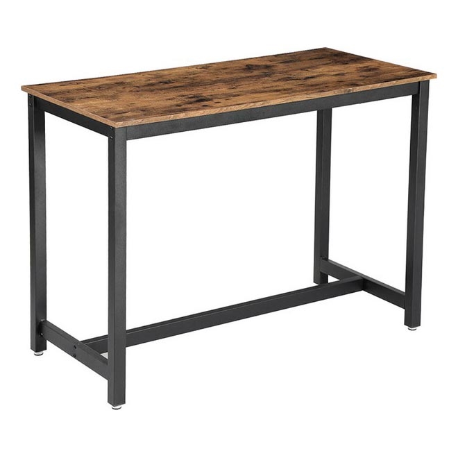 Mesa de bar BARTIS castanha/preta