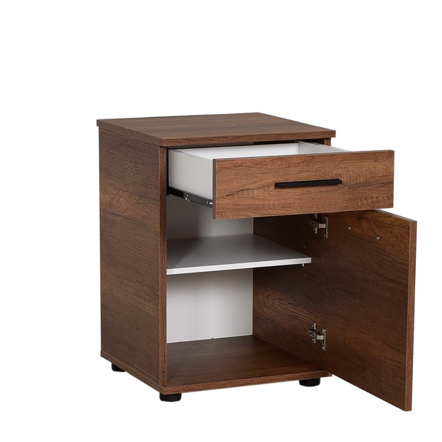 Mesa de cabeceira 57x40 cm castanha