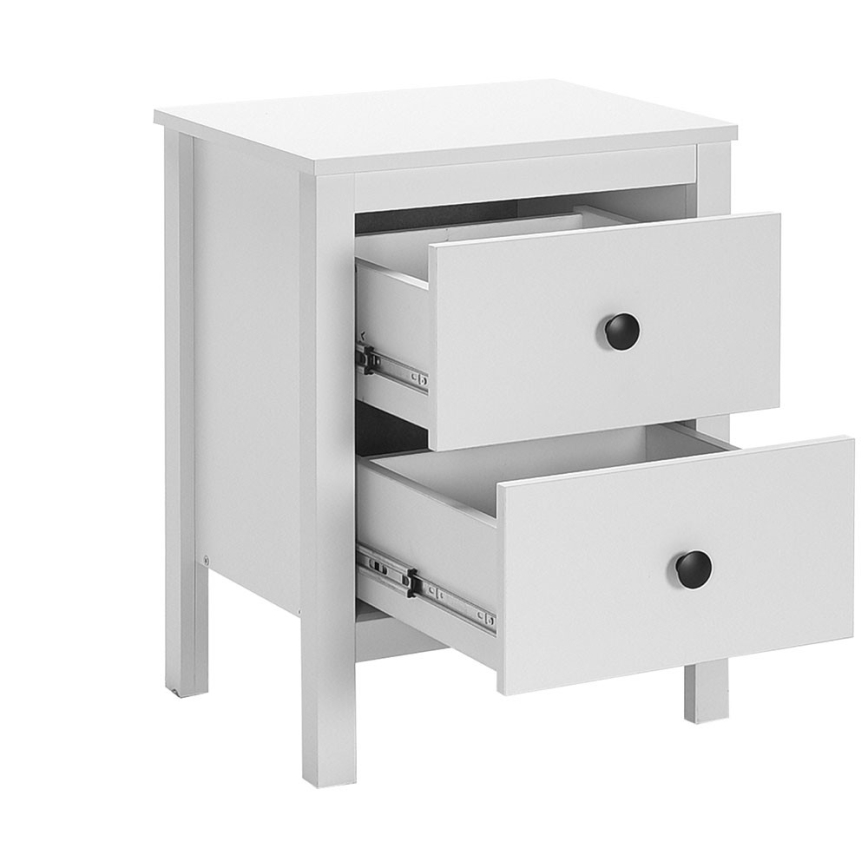 Mesa de cabeceira 61x46 cm branco