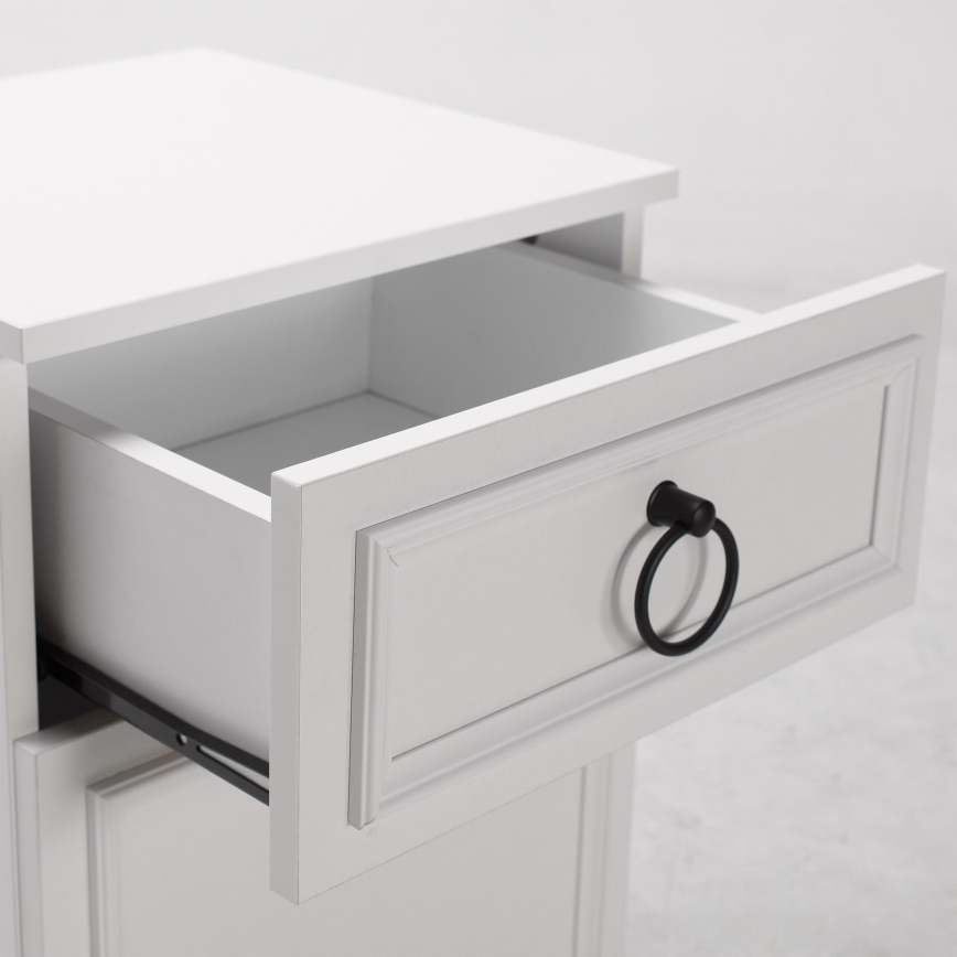 Mesa de cabeceira 63x40 cm branco