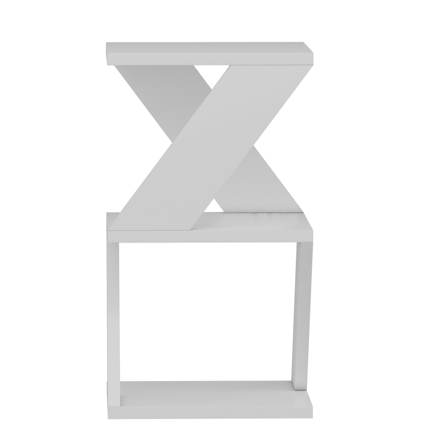 Mesa de cabeceira ALBENI 50x30 cm branco