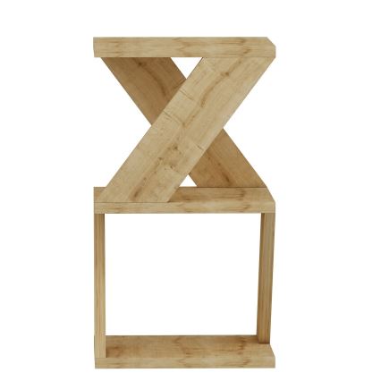 Mesa de cabeceira ALBENI 50x30 cm castanho