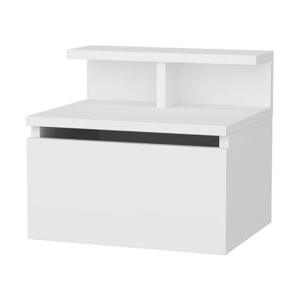 Mesa de cabeceira ALICE 39,8x35 cm branco