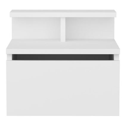 Mesa de cabeceira ALICE 39,8x35 cm branco