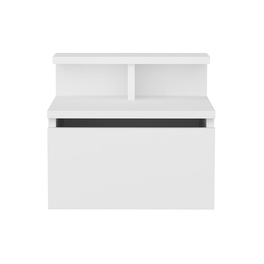 Mesa de cabeceira ALICE 39,8x35 cm branco