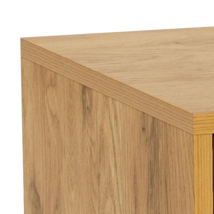 Mesa de cabeceira ALIN 46x40 cm castanho claro