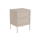 Mesa de cabeceira ALIN 46x40 cm taupe