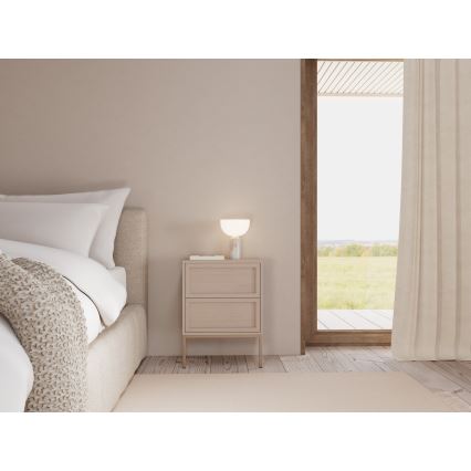 Mesa de cabeceira ALIN 46x40 cm taupe