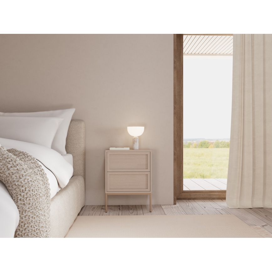 Mesa de cabeceira ALIN 46x40 cm taupe