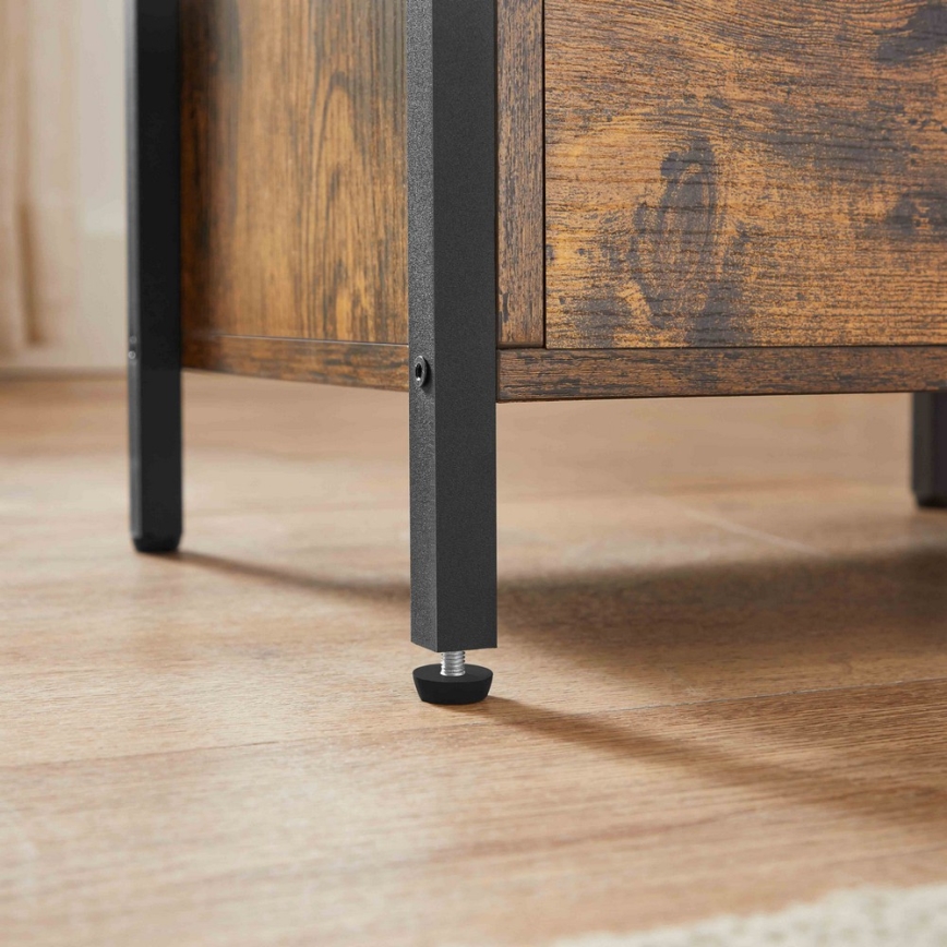 Mesa de cabeceira ARIN castanha/preta