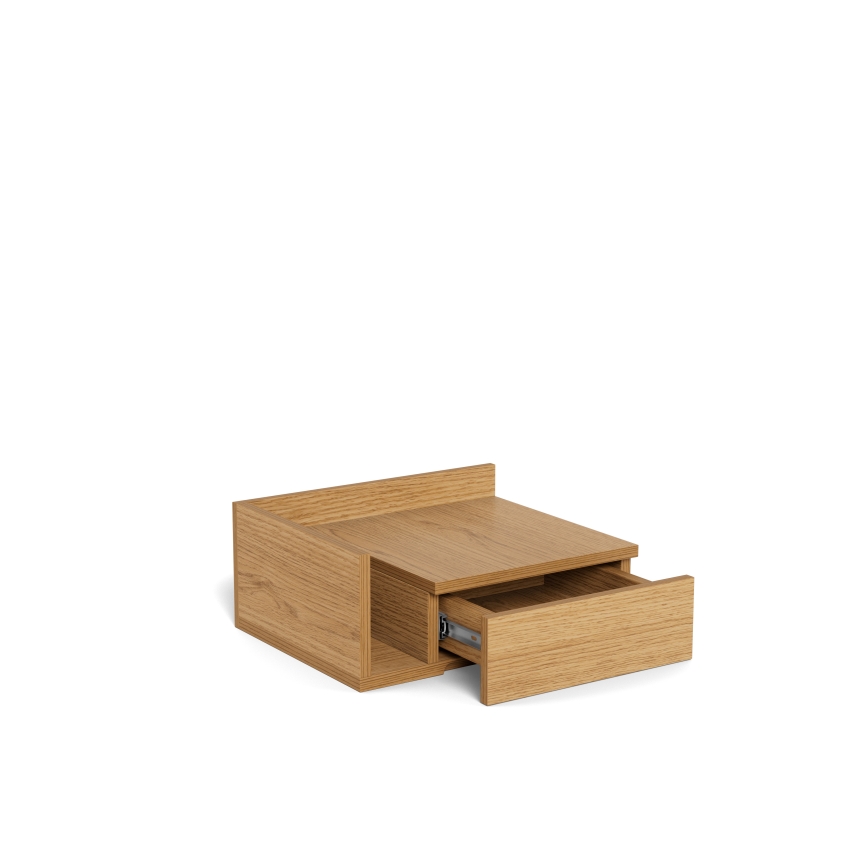 Mesa de cabeceira AVA 40x32 cm carvalho