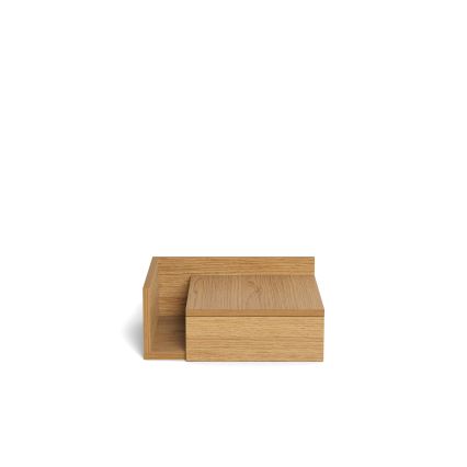 Mesa de cabeceira AVA 40x32 cm carvalho