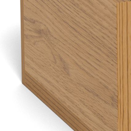 Mesa de cabeceira AVA 40x32 cm carvalho