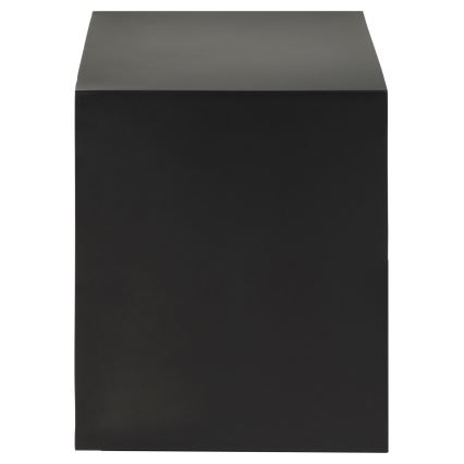 Mesa de cabeceira BEKIM com opção de montagem na parede — preto