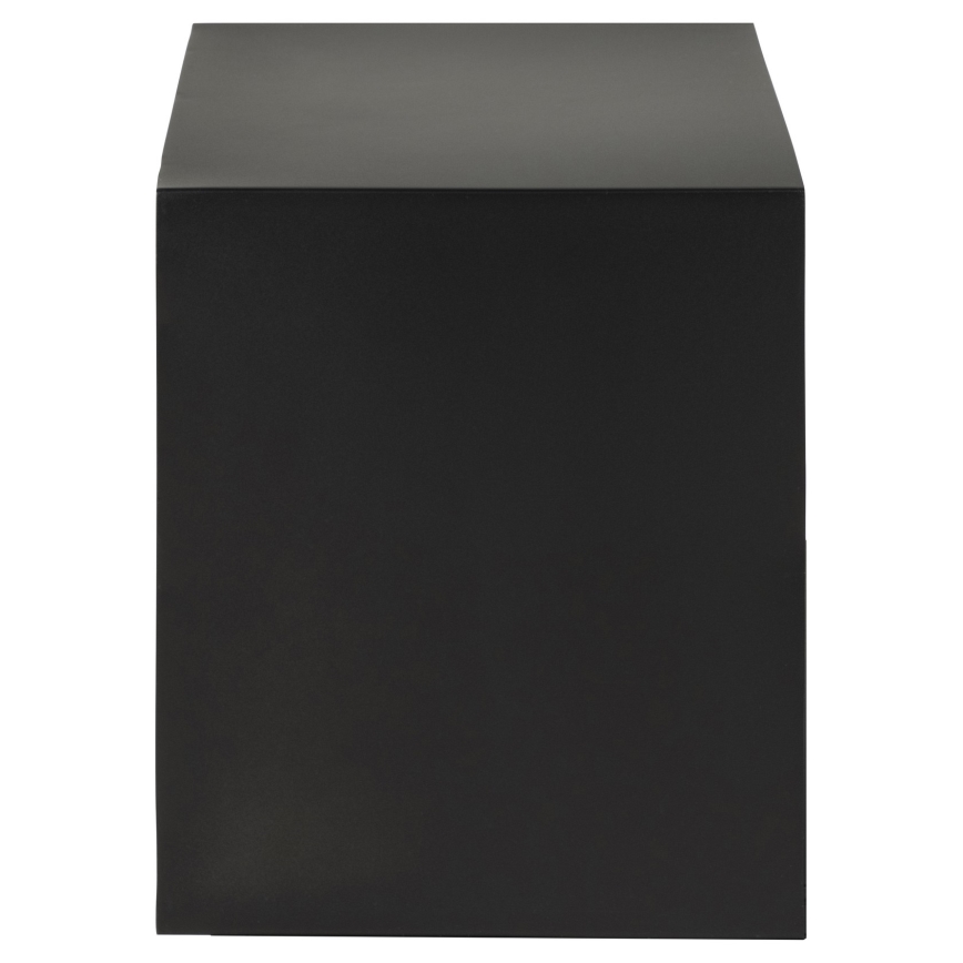 Mesa de cabeceira BEKIM com opção de montagem na parede — preto