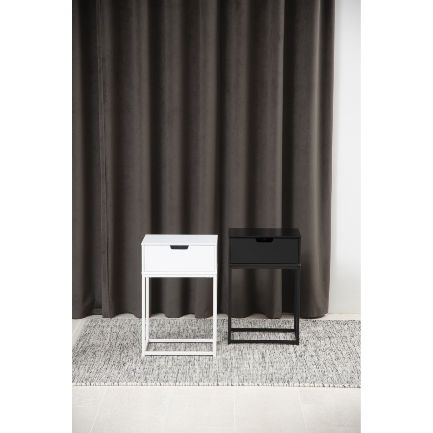 Mesa de cabeceira CARLY antracite