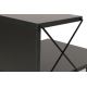 Mesa de cabeceira CROSS 55x50 cm antracite