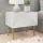 Mesa de cabeceira EXITO 46x50 cm branco/dourada