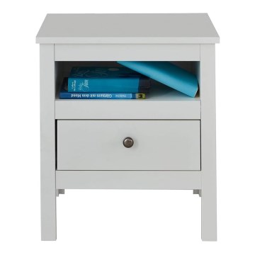 Mesa de cabeceira FARGE 52x47 cm branco