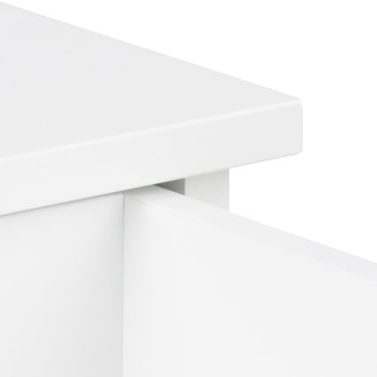 Mesa de cabeceira FINO 37x32 cm branca