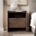 Mesa de Cabeceira JAPANDI 53 x 60 cm Carvalho Baltic Storm