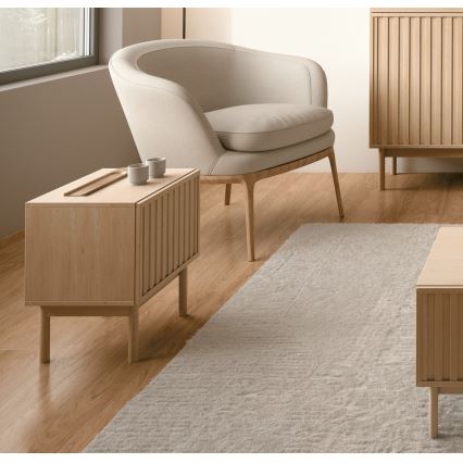 Mesa de Cabeceira KIOTO 53x53 cm Carvalho Cremona
