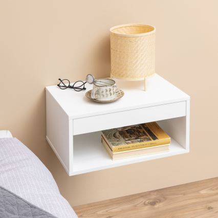 Mesa de cabeceira LIGNE 50x35 cm branca