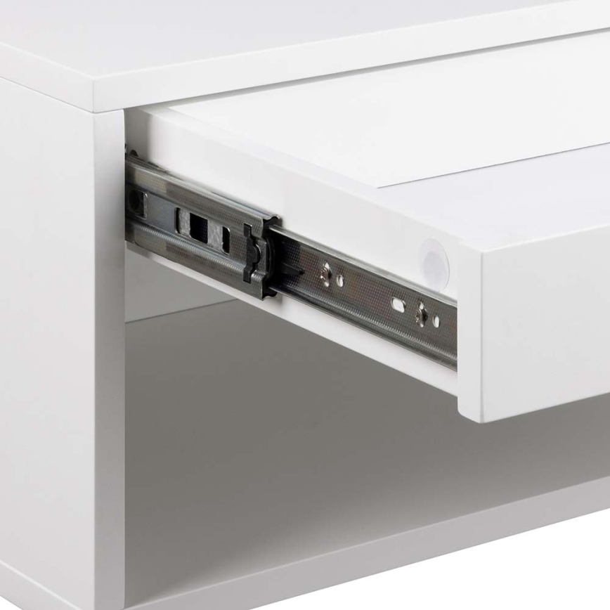 Mesa de cabeceira LIGNE 50x35 cm branca